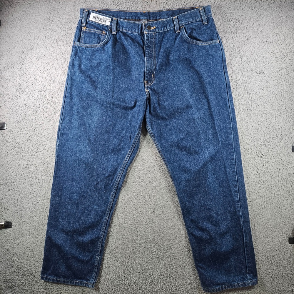 Steel Guard FR Flame Resistant‎ Work Jeans Men's 40x32 Blue Denim Relaxed Fit